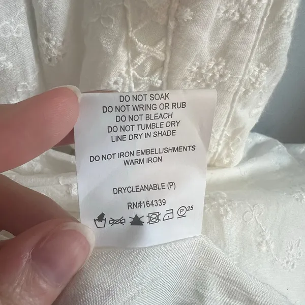 Petal and Pup Raffael High Neck Mini Dress Lace NWT Size Large 100% cotton - Image 13