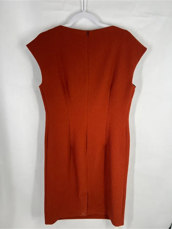 M.M.LaFleur Marilyn Dress Adobe Rust Orange Size 8 NWT - Image 9