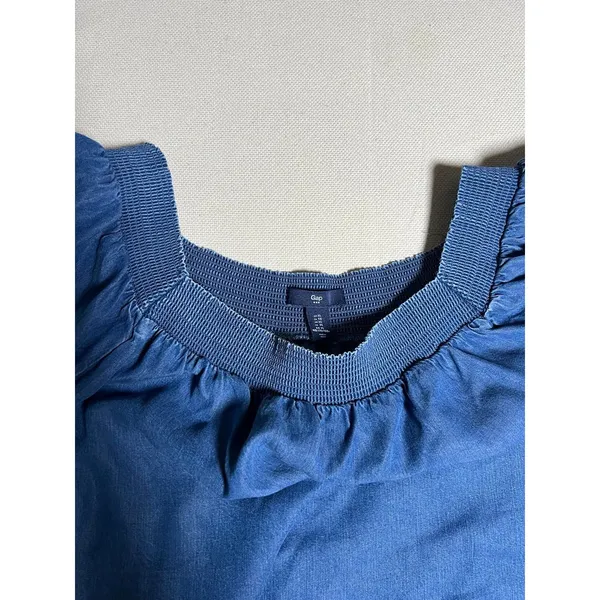 Gap Off-the-Shoulder Denim Chambray Dress size XL Babydoll Dress - Image 3