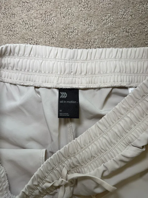 All in Motion Women’s White Joggers Size Medium - Image 3