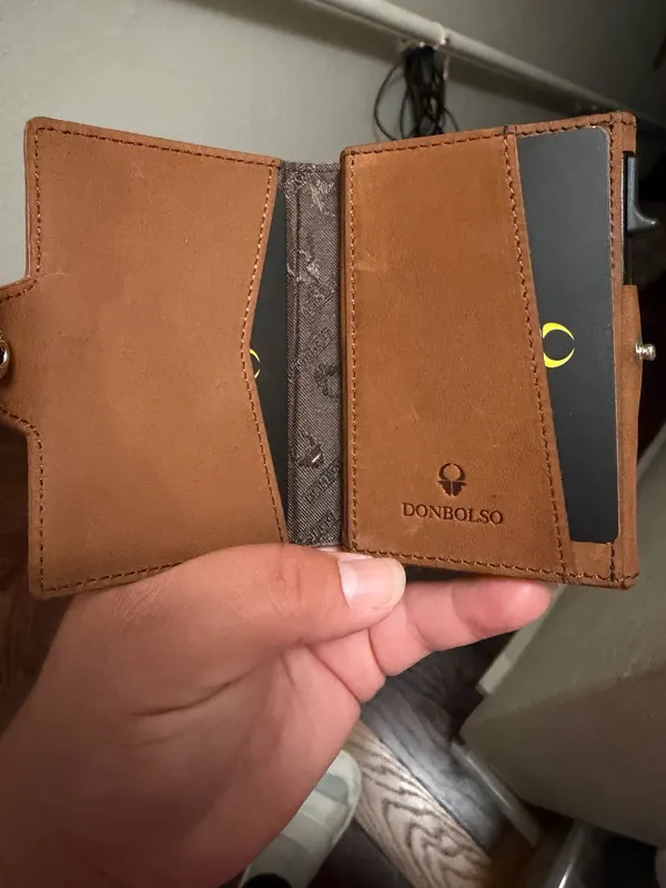 Men’s billfold Brown - Image 2