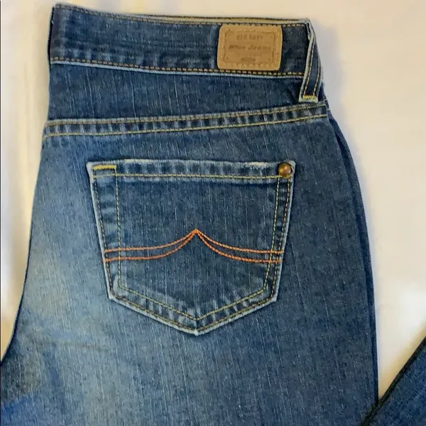 Size 4 Regular Old Navy Denim Blue Jeans Boot-cut - Image 3