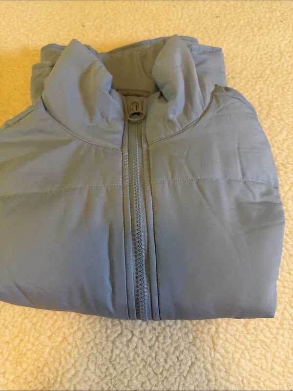 90 Degree By Reflex Soft Blue Quilted Puffer Vest - Image 10