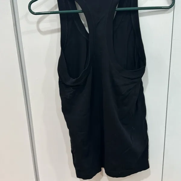 Small black Athleta racer back tank - Image 2