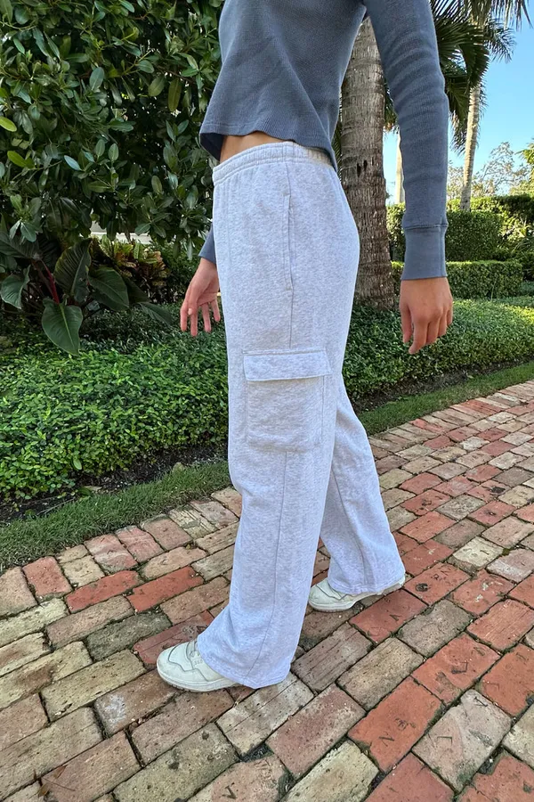Brandy Melville Cargo Sweatpants - Image 2