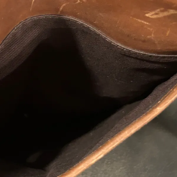 Fossil Brown Leather Crossbody Bag - Image 7