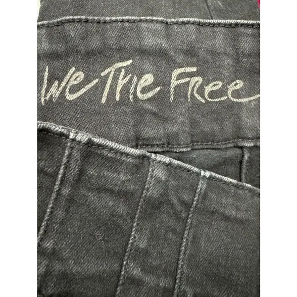 Free People We The Free Jayde Skinny Jeans Black Women’s 31 - Image 4
