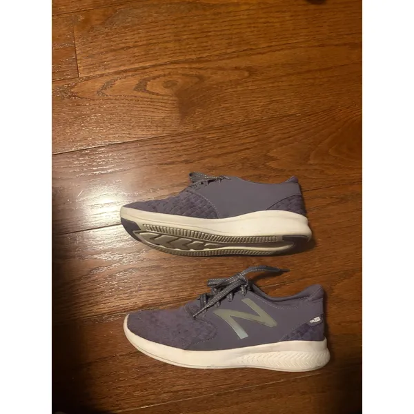 New Balance FuelCore Coast Running Shoes Purple Textured Athletic‎ Sneakers 7.5 - Image 5