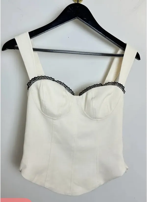 Reformation Alisa Sleeveless Sweetheart Tank Top - Image 2