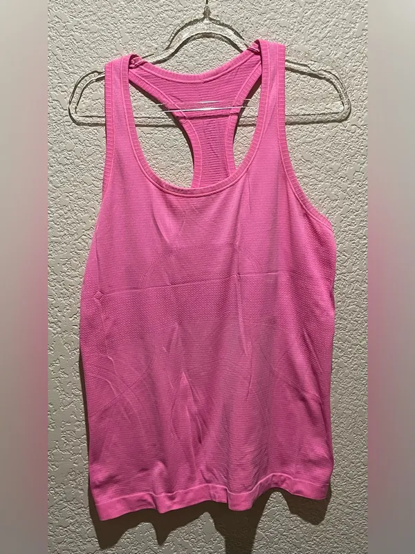 Lululemon Swiftly Racerback Tank Top - Pink Size 10 - Image 2