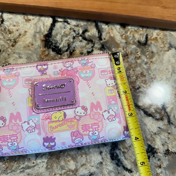 Sanrio Hello Kitty and Friends Kawaii Loungefly Pink Bifold Wallet - Image 11