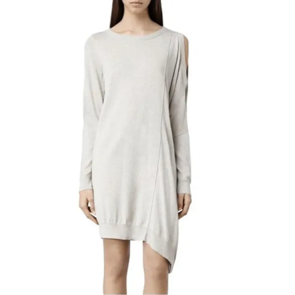 All Saints Sago Dress Silk Cotton Blend Size 6 - Image 2