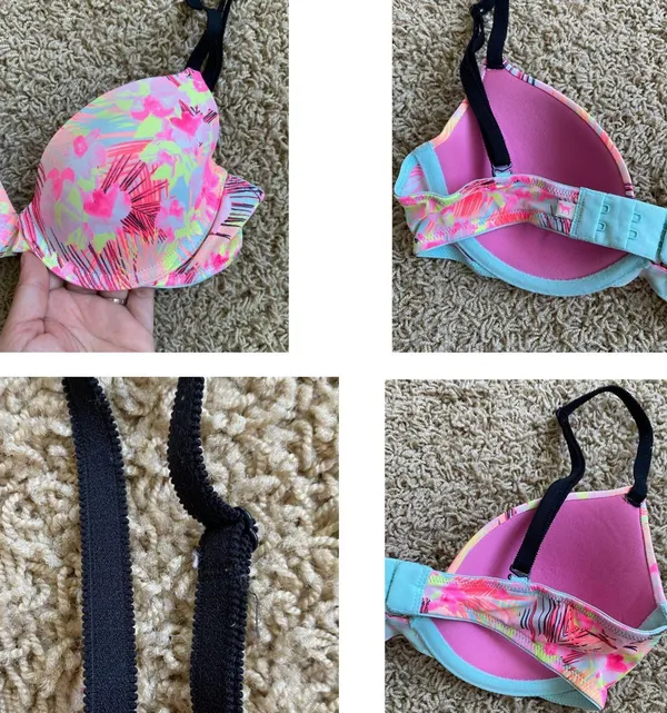 Victoria's Secret VS Pink Wear Everywhere Demi Bra Sz 32B - Image 7