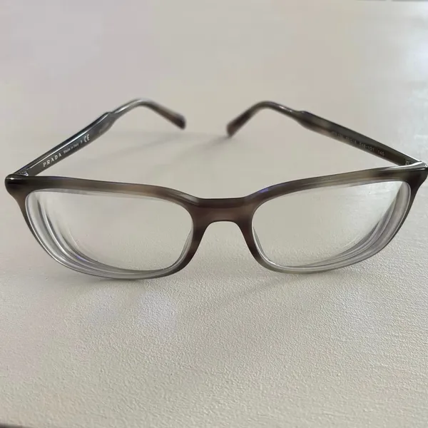 PRADA VPR 13X 55 18 548-101 145 Eyeglass Frames Eyeglasses Olive Havana - Image 2