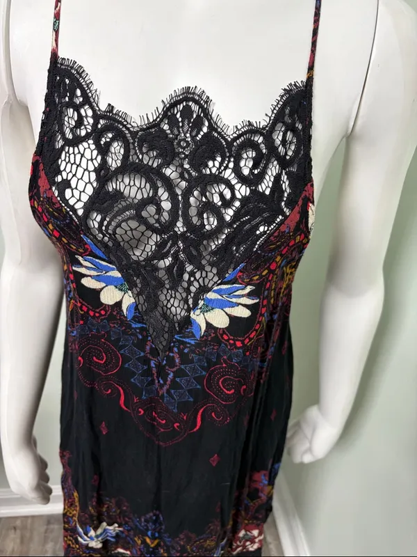 Free People Who's Sorry Now Slip Dress Size Small - Image 11