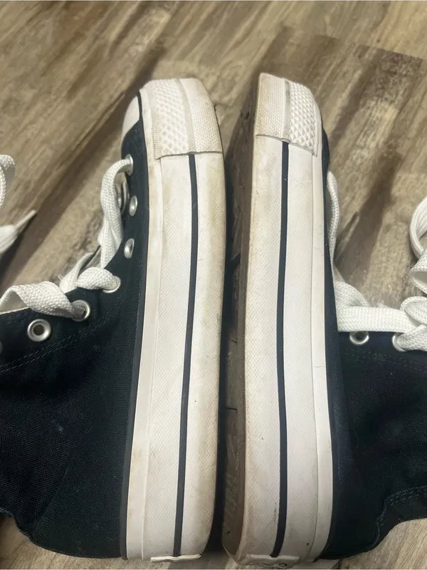 Converse Chuck Taylor All Star Lift Platform High Top Black Women's Size 7.5 - Image 6