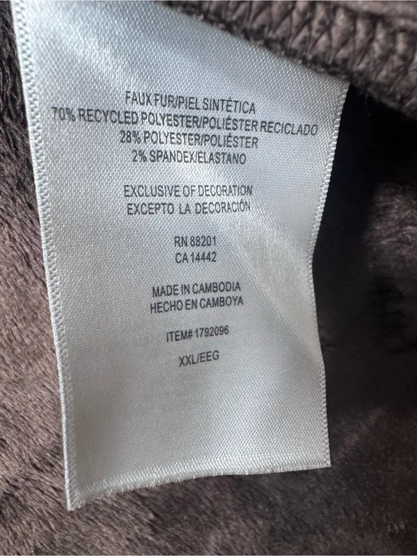 Mondetta Ladies Long Softshell Jacket Wind and water resistant nwt size XXL - Image 8