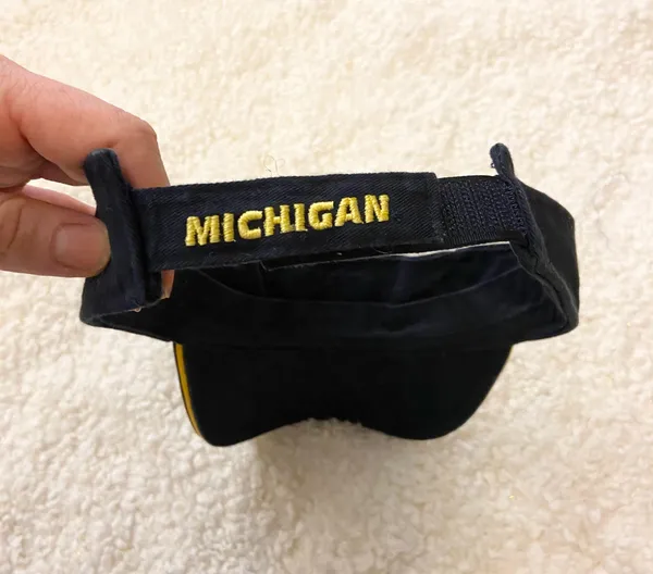 Captains Collection Michigan wolverines visor Blue - Image 2