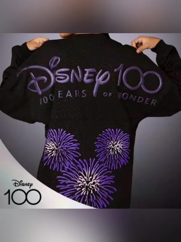 Disney‎ Parks Disneyland Disney 100 Platinum Fireworks Spirit Jersey XL - Image 2