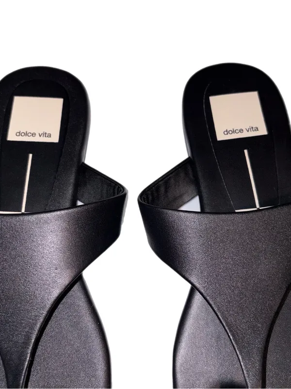 Dolce Vita Kittle Thong Sandals Leather Gold Embellishment Brand NEW Size- 7 - Image 6
