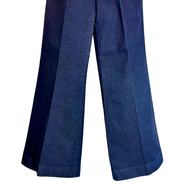 MP Piombo Wide Leg Womens Jeans in Blue size 2 - Image 7