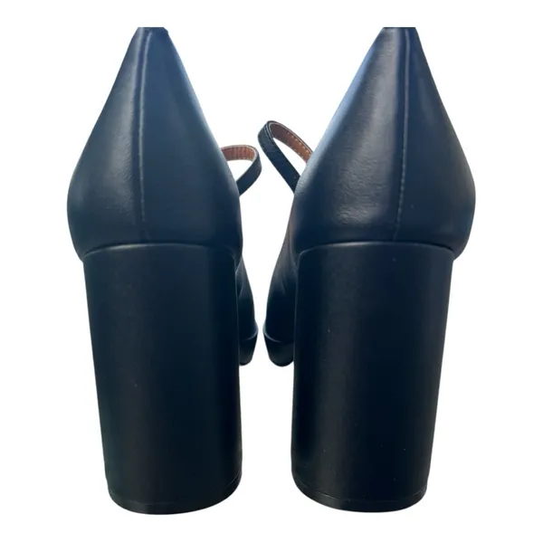 Lisa Vicky Bobble 9M Black Sheep Napa Chunky High Heel Mary Jane‎ Platform Pumps - Image 8