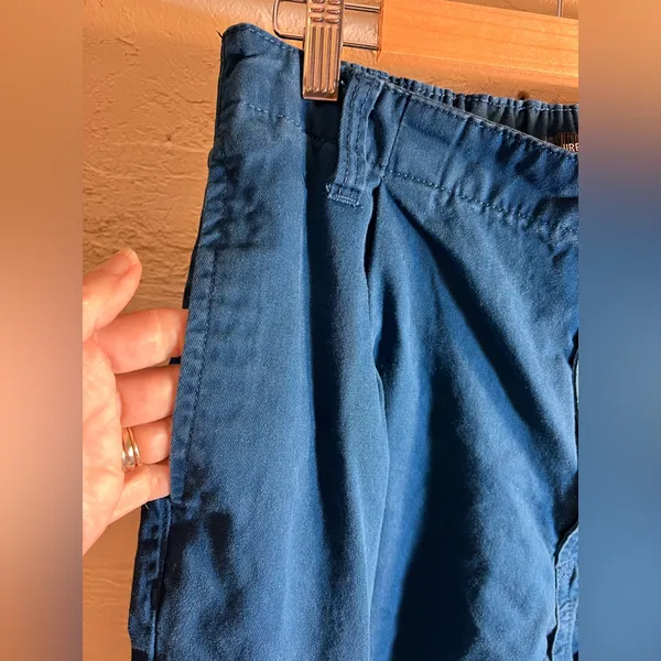 Urban Outfitters Blue Jogger Pants denim blue elastic baggy drawstring ankle Y2K - Image 4
