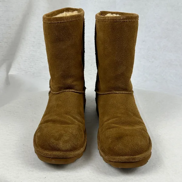 Bearpaw Suede Pull On Winter Boots Women's‎ Size 8 Brown Cozy Comfort - Image 2