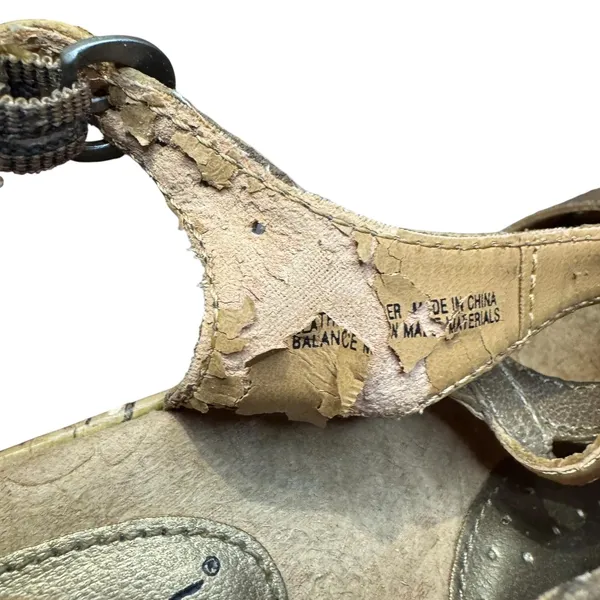 BOC Born Concept Shoes Womens Size 9 40.5 Wedge Sandals Strappy Cork‎ Platform - Image 8