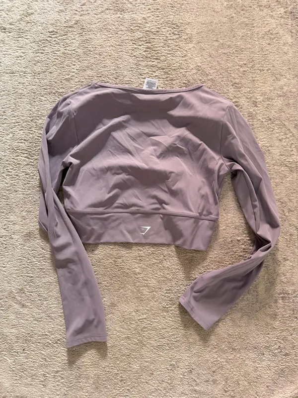 Gymshark Long Sleeve Crop Top - Image 4