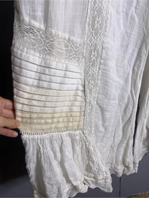 Free People Bali Alana Top and Pant Cloud Dancer Combo Set in size XL. - Image 7