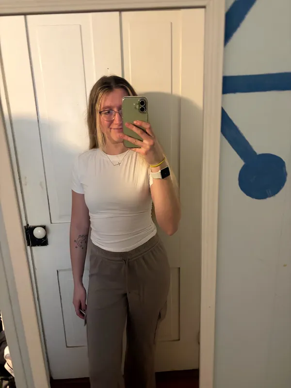 happily Grey brown sweatpants Gray Size M - Image 3
