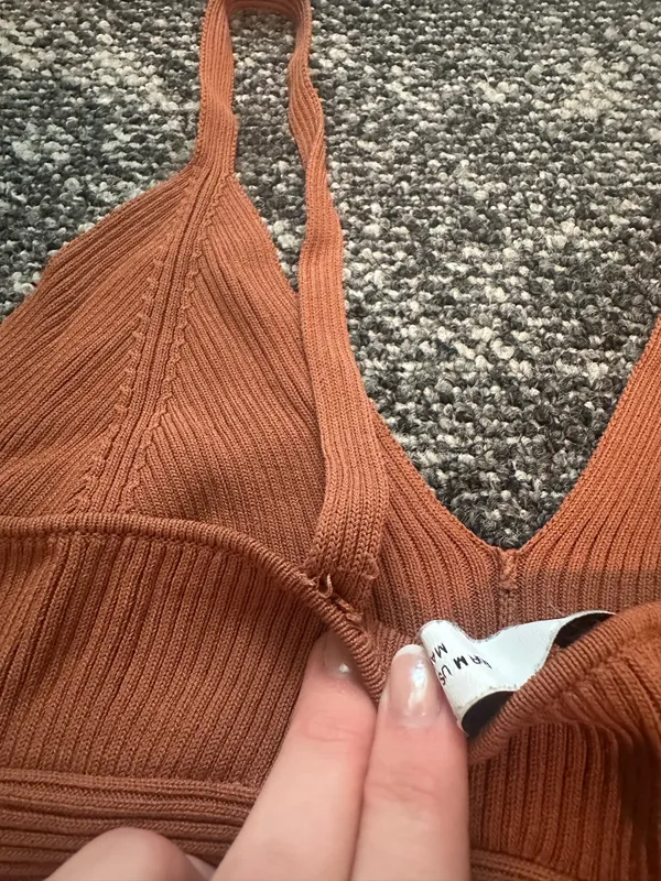 Brown ZARA Top - Image 4