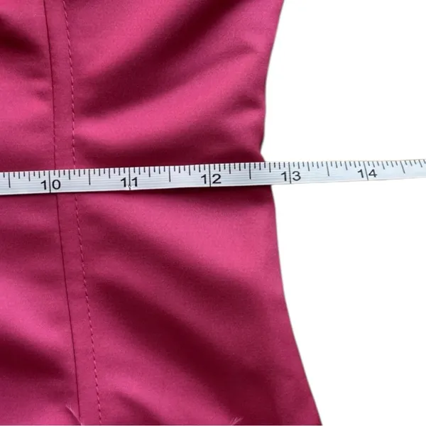 WeWoreWhat Hot Pink Strapless Feather Trim Slit Maxi‎ Dress Size 2 - Image 10