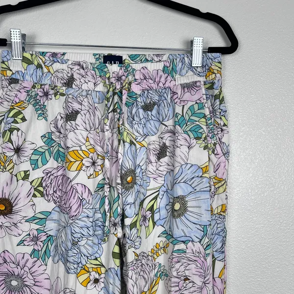 Gap Women's Floral Print Pull On Pants Sz S - Image 2