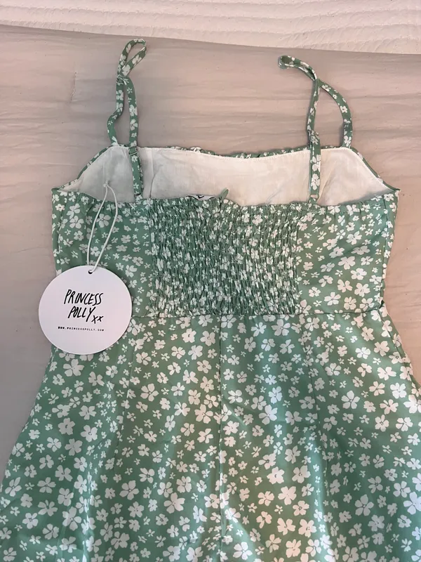 Princess Polly Tallie Green Mini Dress - Image 5