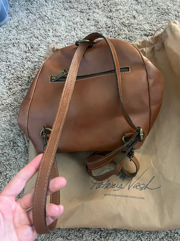 Patricia Nash Leather Backpack - Image 2