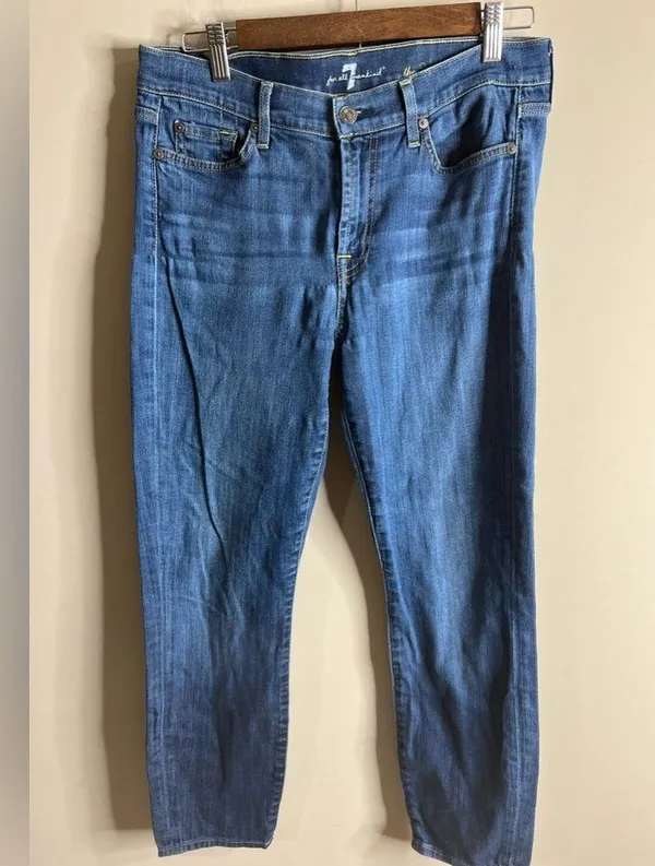 Seven for all mankind size 30 the skinny jean - Image 5