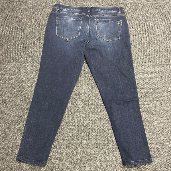 Democracy Dark Blue Skinny Jeans Ab Solution womens size 14 Plus high rise - Image 4