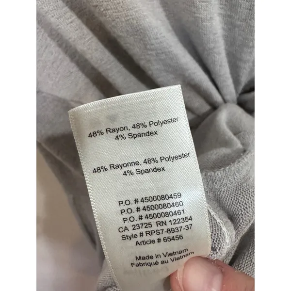 Wilfred Free Katz Dress Aritzia Gray Sz M - Image 5