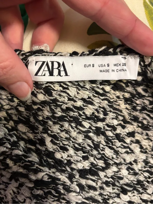 NWT Zara Asymmetric Knit Top sz S - Image 5