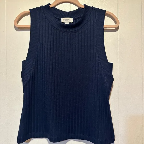 Evereve‎ navy top size s - Image 2