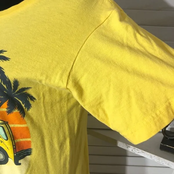 Stranger Things T-shirt Surfer Boy Pizza horror retro graphics 80s pop grunge M - Image 5