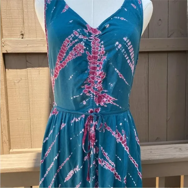 NWT Young Fabulous and Broke Tie Dye Maxi Dress Size Medium - Image 7