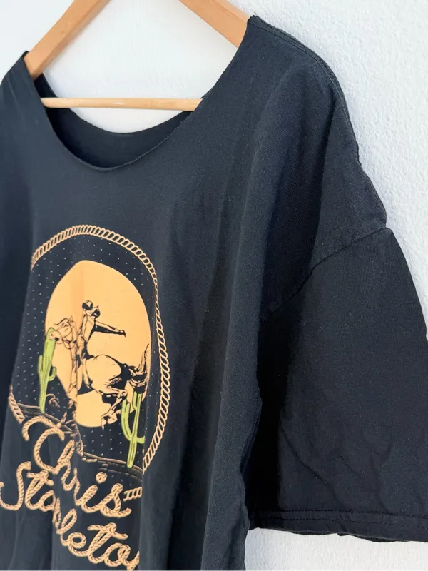 Chris Stapleton Off The Shoulder Tour Tee Black Size XXL - Image 6