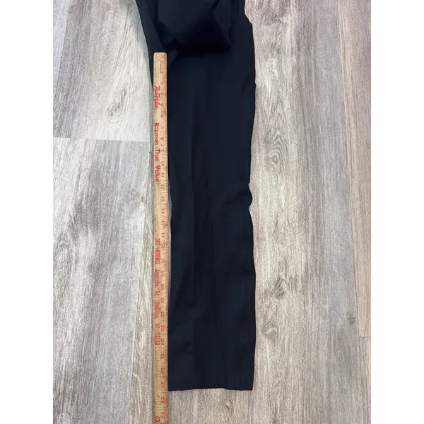Spanx The Perfect Pant Slim Straight Leg Black Ponte Trousers Size Small Women's - Image 8