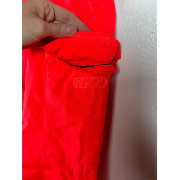 Helly Hansen Switch‎ Cargo Snow Pants Small Neon Coral RECCO Ski Snowboard - Image 6