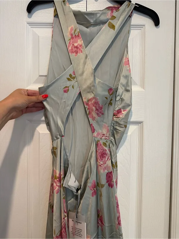Reformation Anaiis Silk Dress - Image 5
