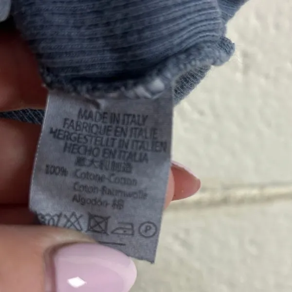 Brandy Melville Dark Blue Zelly Top one size - Image 6