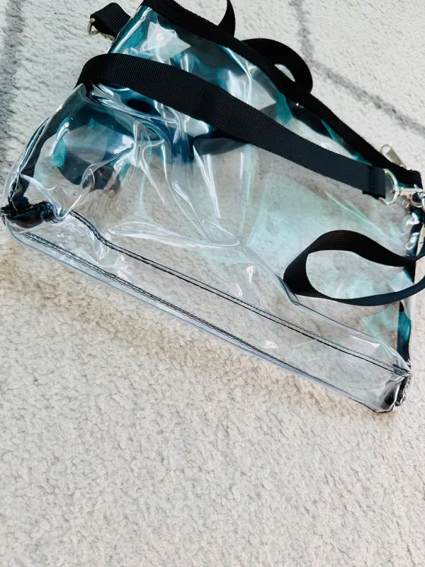 clear crossbody bag 7.5 x 10 x 1.5” - Image 2